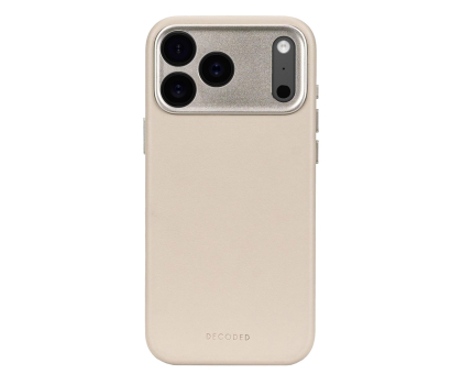 Etui / obudowa na smartfona Decoded Leather Backcover, iPhone 17 Pro , Solid Clay